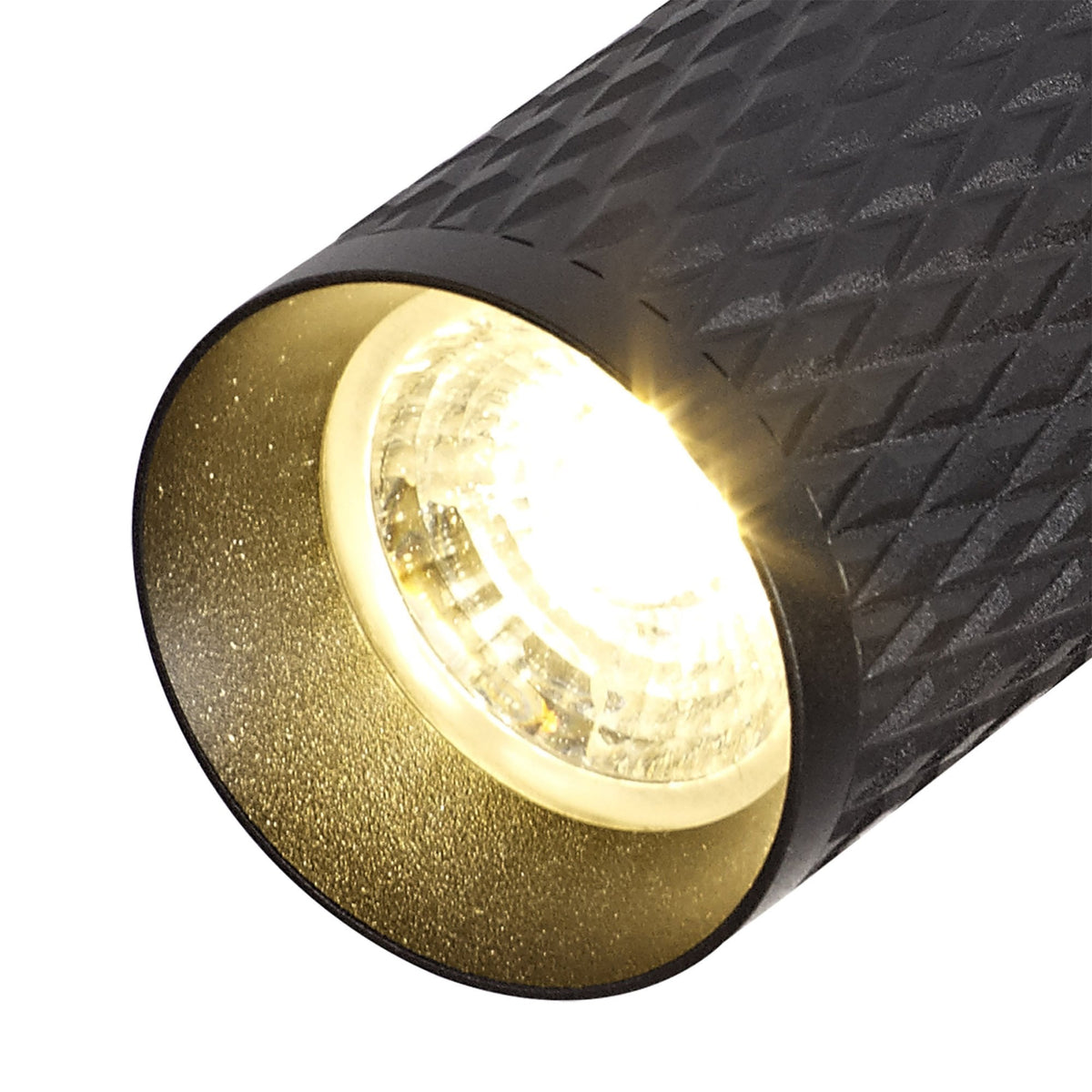 Stratton Sand Black Surface Mounted Spotlight