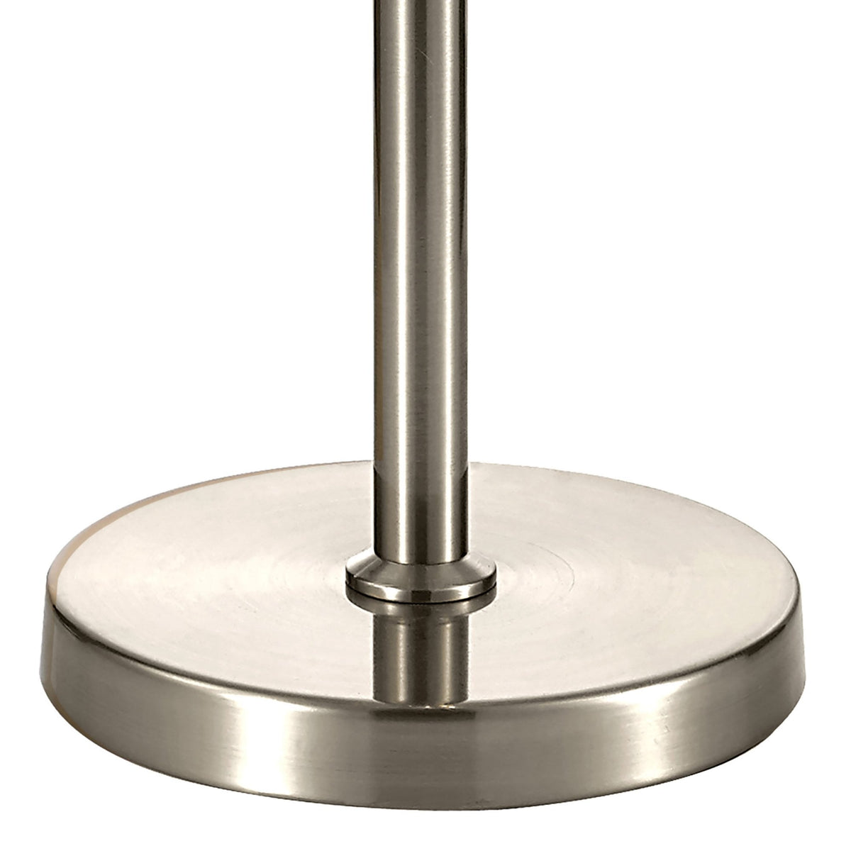 Kentisbeare Table Lamp in Polished Nickel & Clear Glass