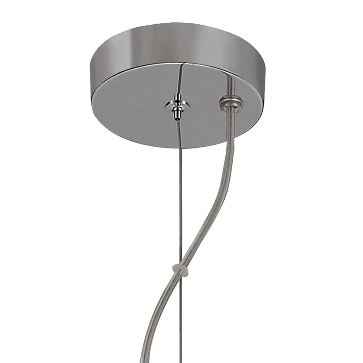 Ridge 5 Light G9 Pendant in Polished Chrome with Smoked & Black Glass