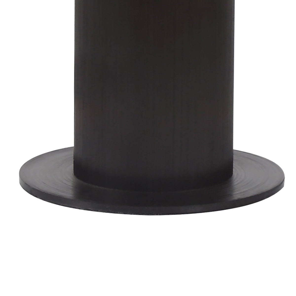 Belstone Table Lamp in Black & Chrome with Smoke Fade Glass