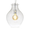 Spreyton 280mm Pendant in Polished Chrome & Clear Glass