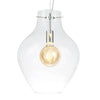 Spreyton 380mm Pendant in Polished Chrome & Clear Glass