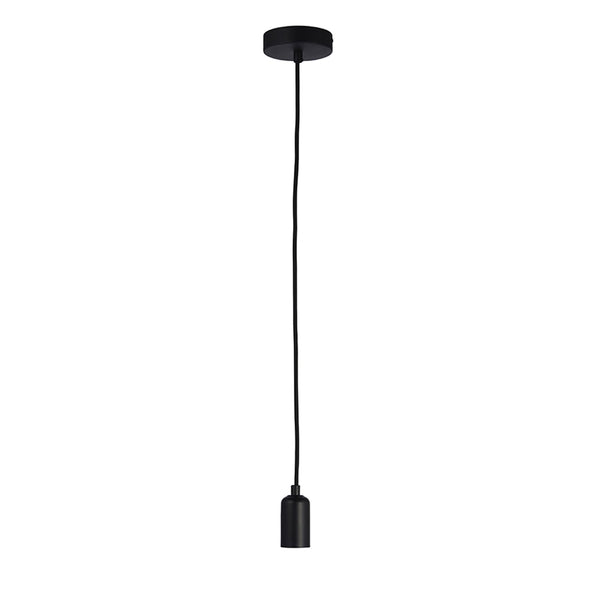 Studio 1 Light Pendant in Matt Black