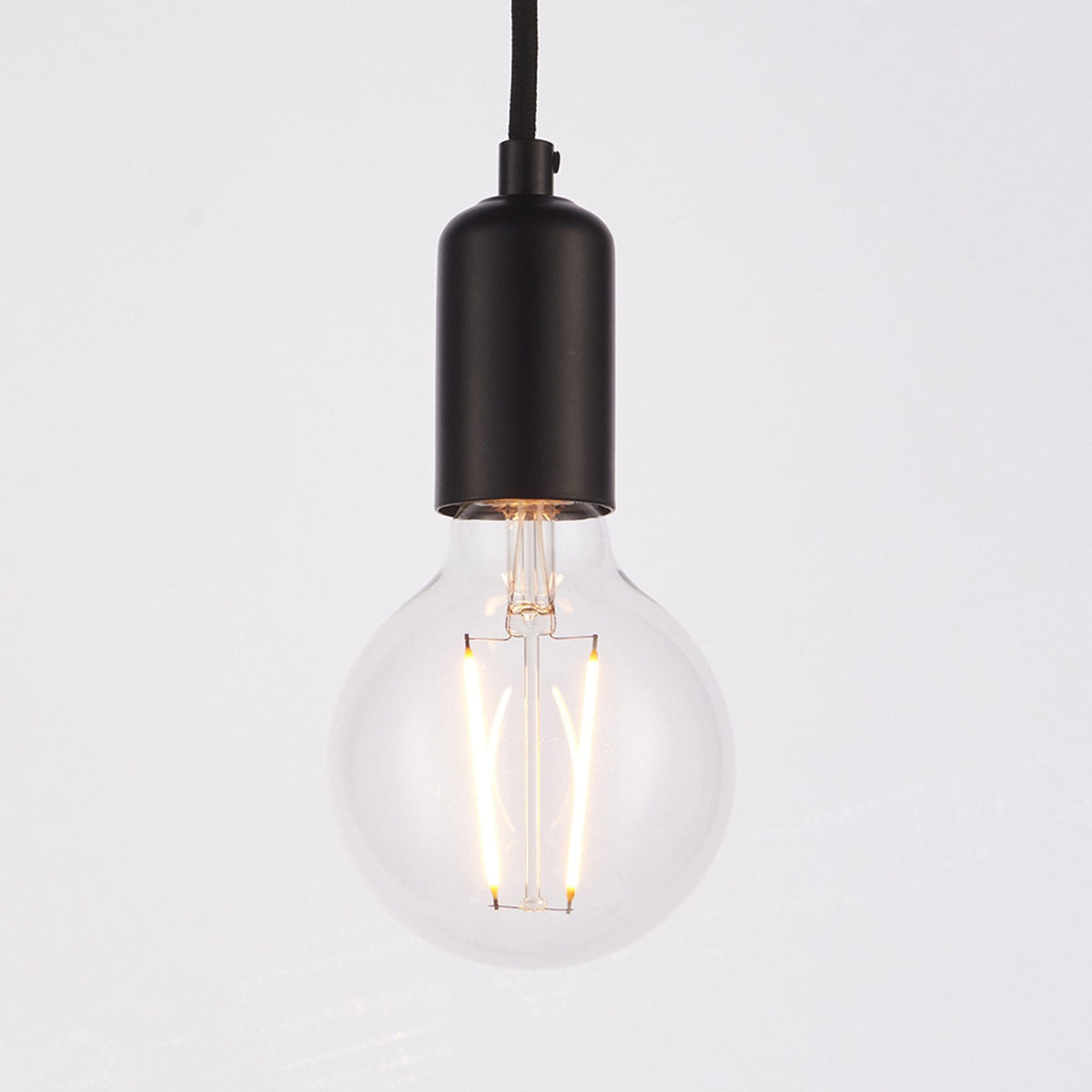 Studio 1 Light Pendant in Matt Black