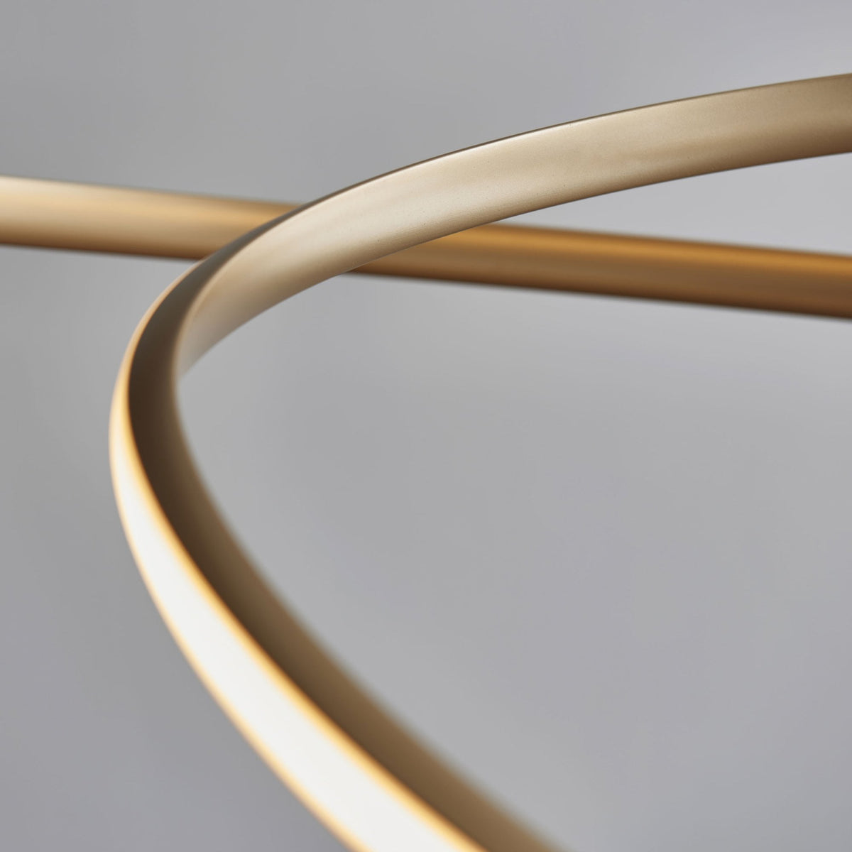 Broadwindsor Large Spiral LED Pendant in Gold