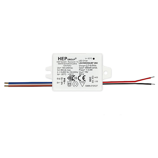 LED Driver Constant Current 350mA 1-3.3W