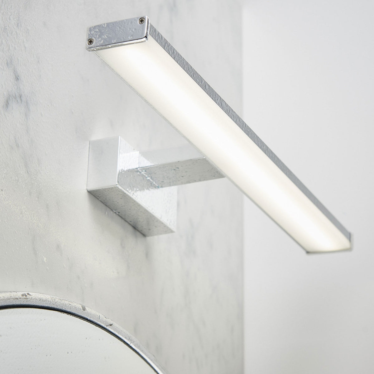 Axis 400mm IP44 LED Bathroom Wall Light in Chrome