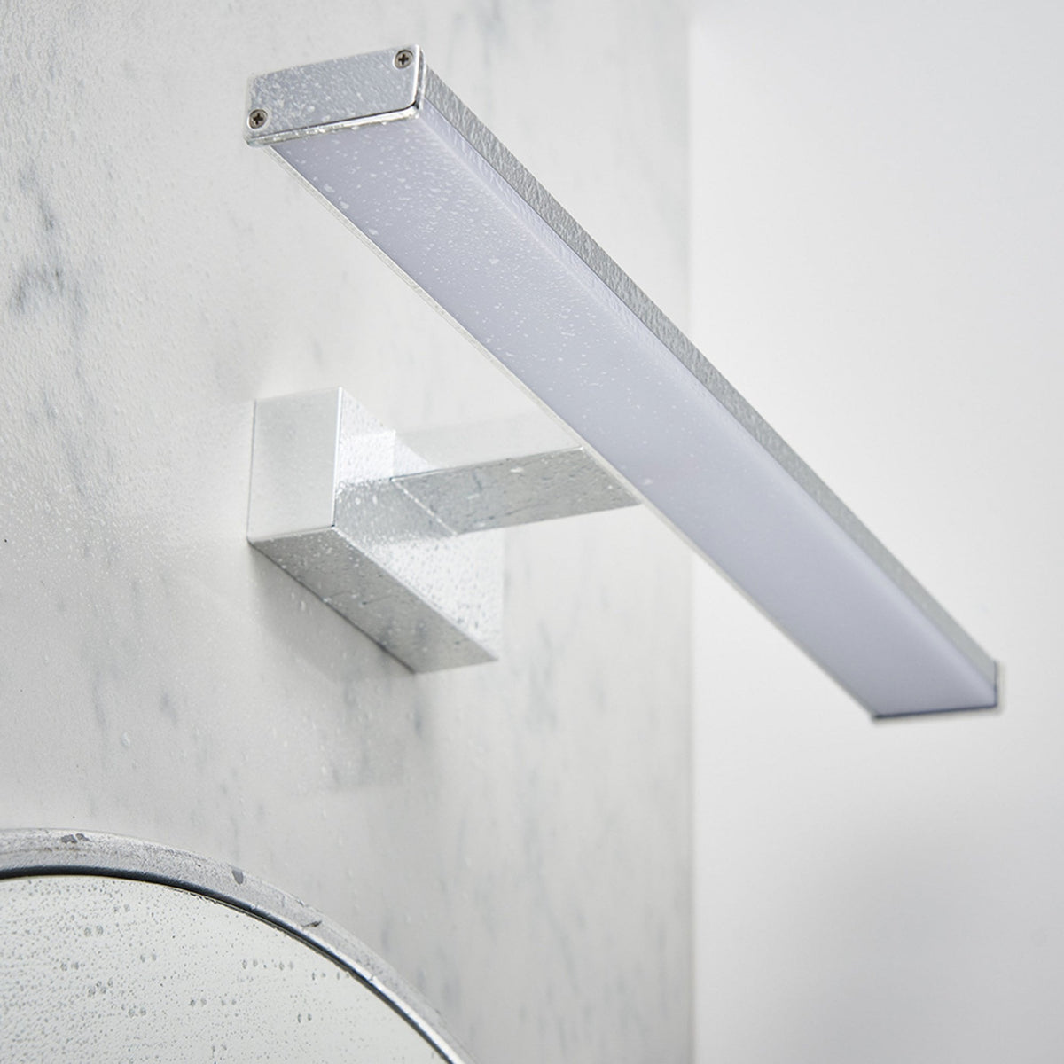 Axis 400mm IP44 LED Bathroom Wall Light in Chrome