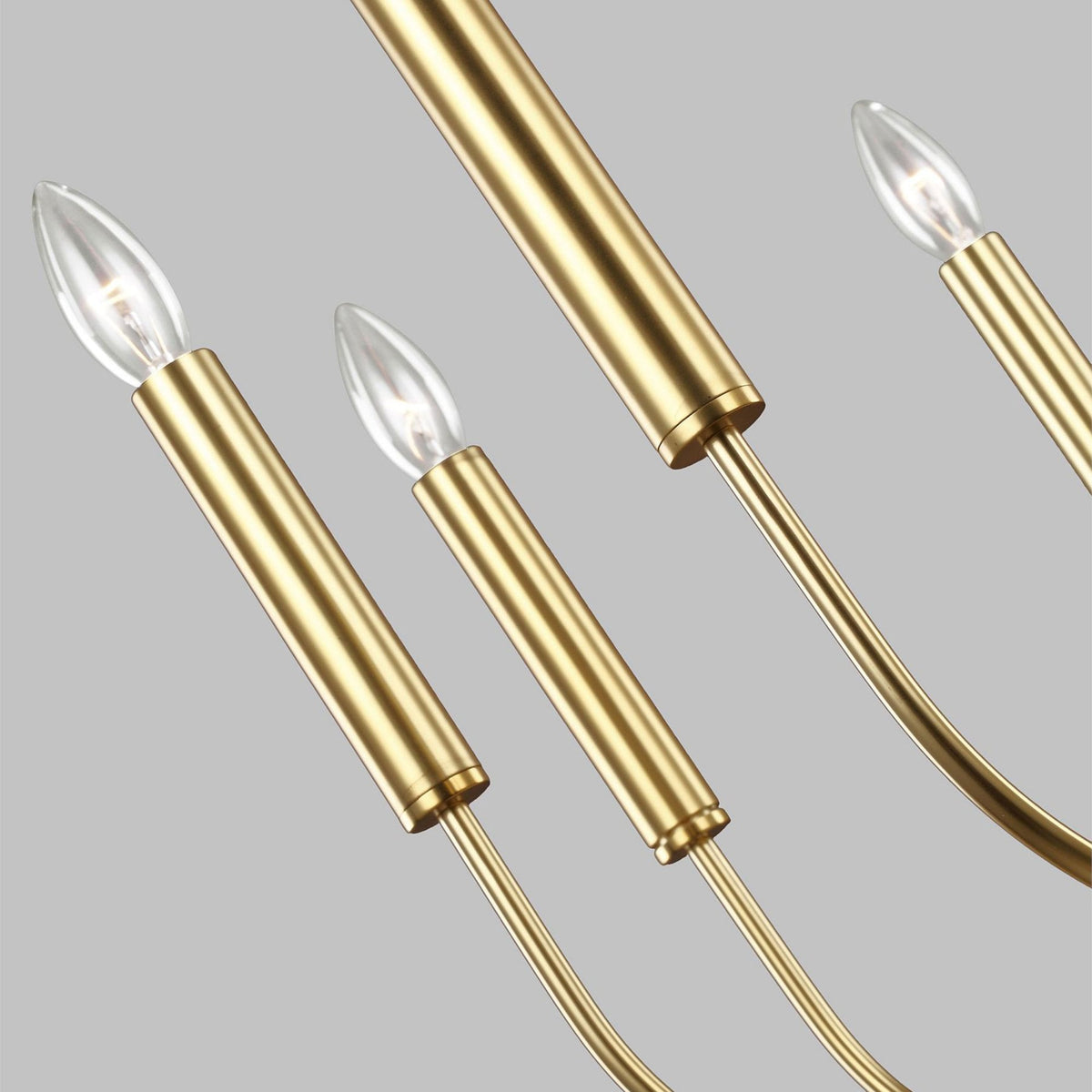 Brianna 9 Light Chandelier in Burnished Brass