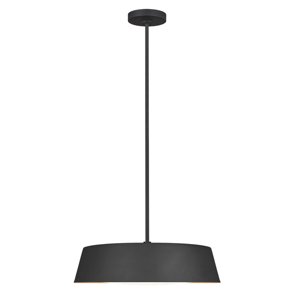 Asher 5 Lamp Single Pendant in Midnight Black
