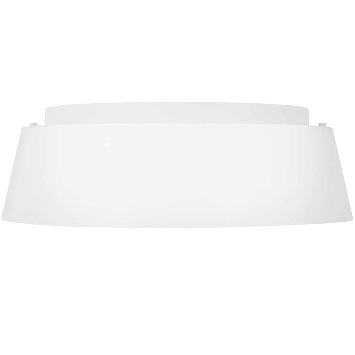 Asher 3 Lamp Flush Mount Ceiling Light in Matt White