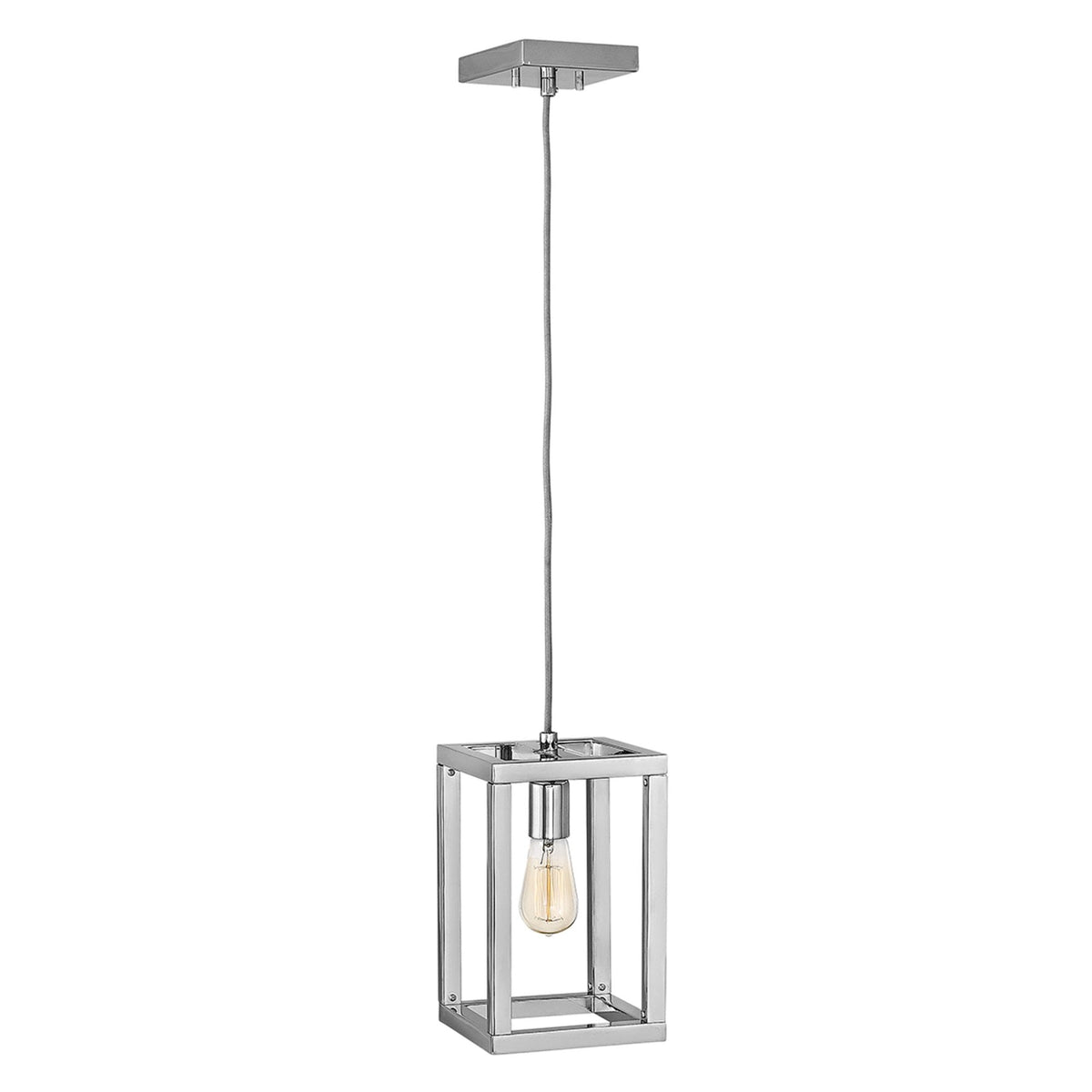 Ensemble Single Light Pendant in Polished Nickel