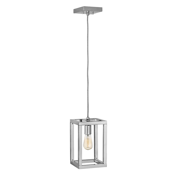 Ensemble Single Light Pendant in Polished Nickel