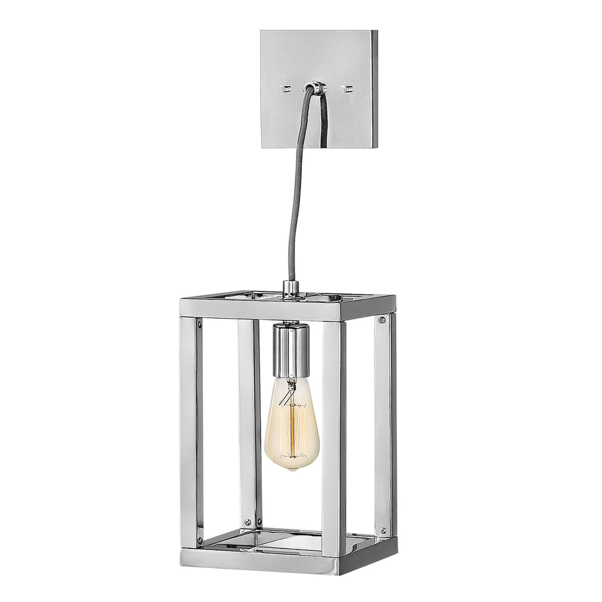 Ensemble Single Light Pendant in Polished Nickel