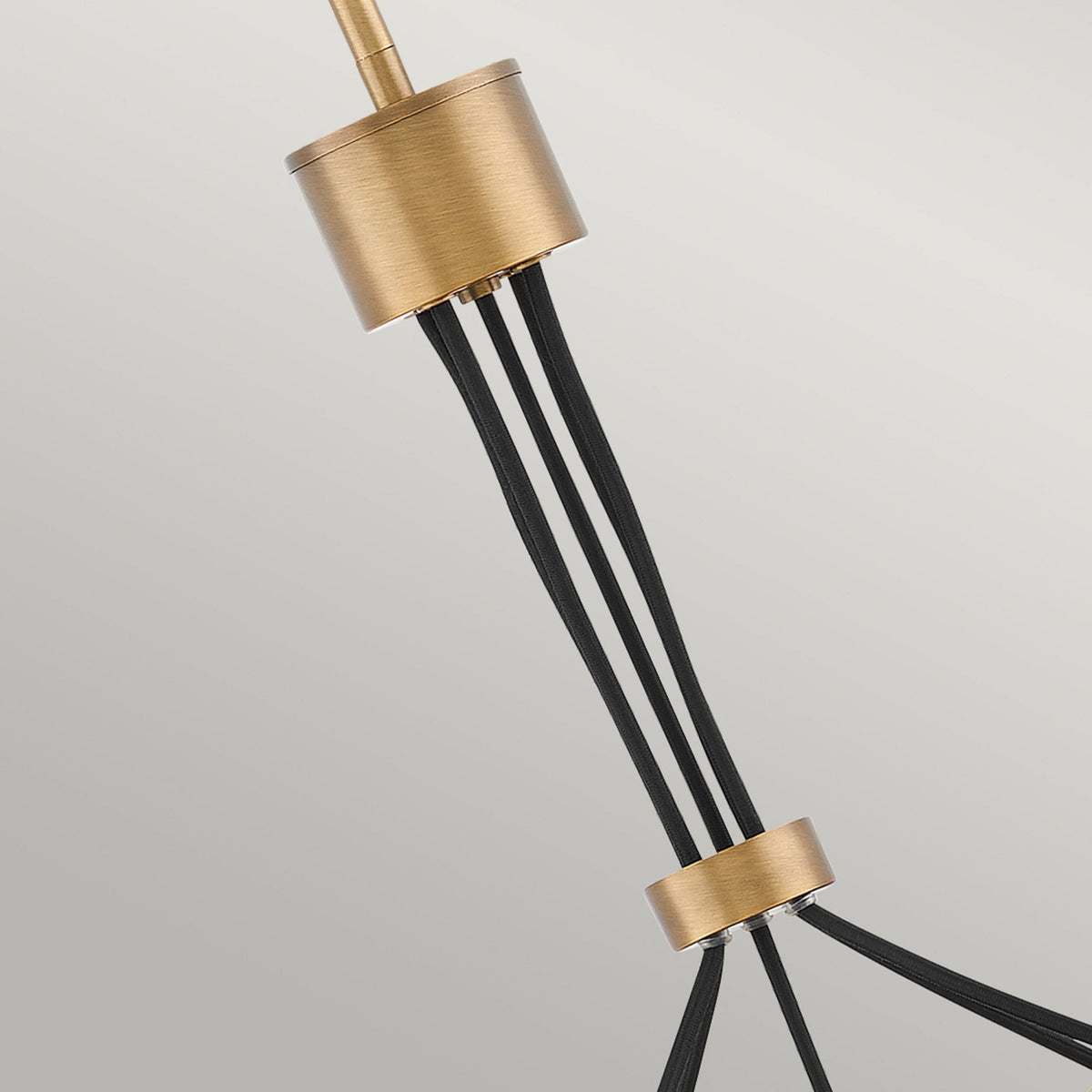 Ensemble Five Light Pendant Cluster in Brushed Bronze