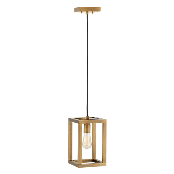 Ensemble Single Light Pendant Cluster in Brushed Bronze