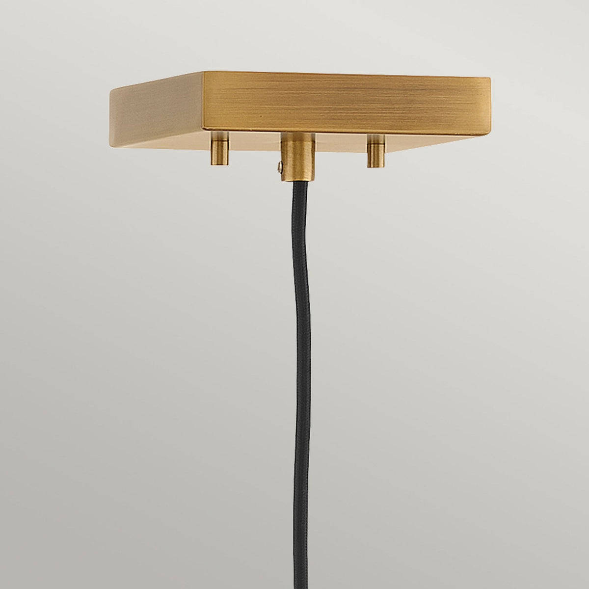 Ensemble Single Light Pendant Cluster in Brushed Bronze