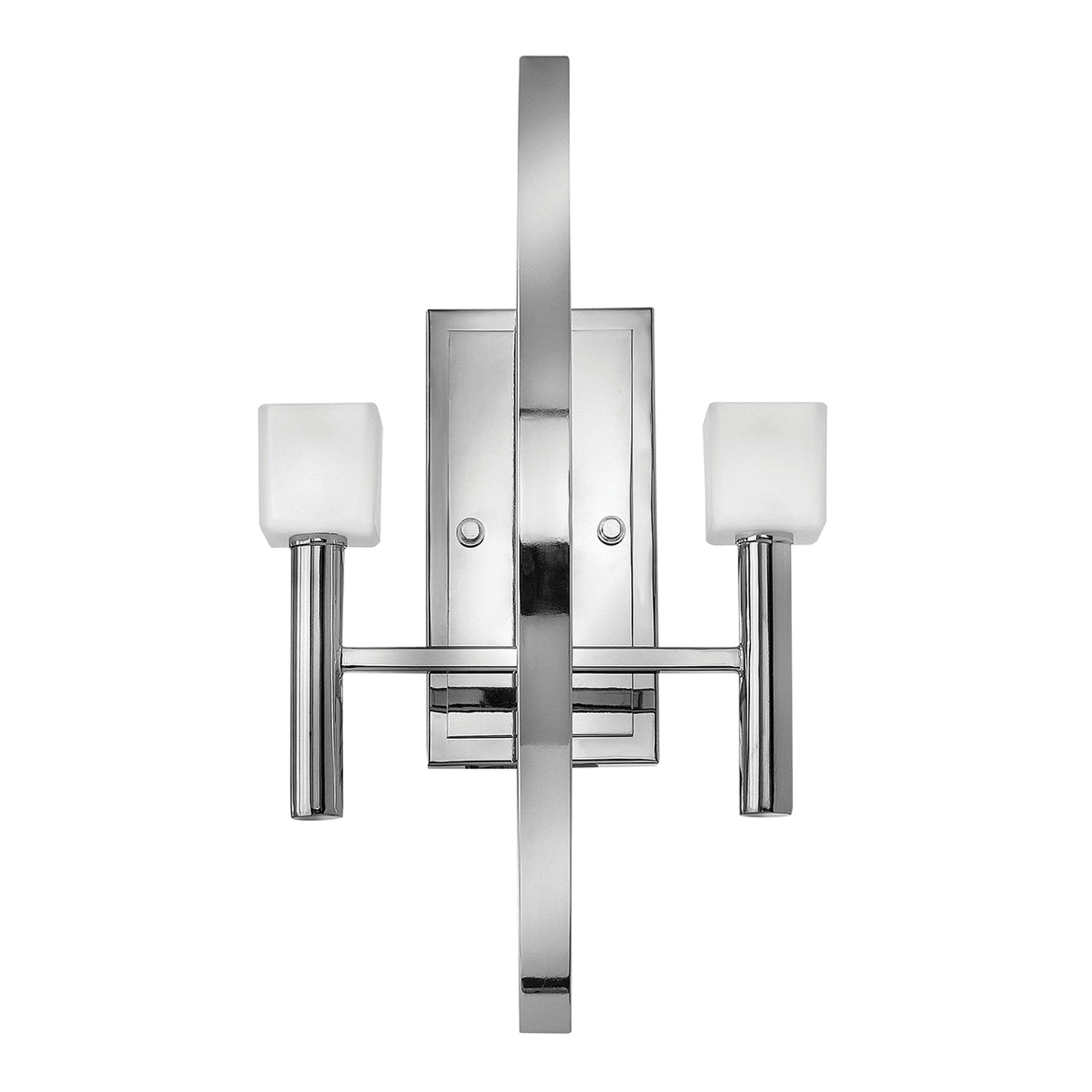 Quintiesse Mondo Twin Arm Wall Light in Polished Chrome | Dusk Lights ...