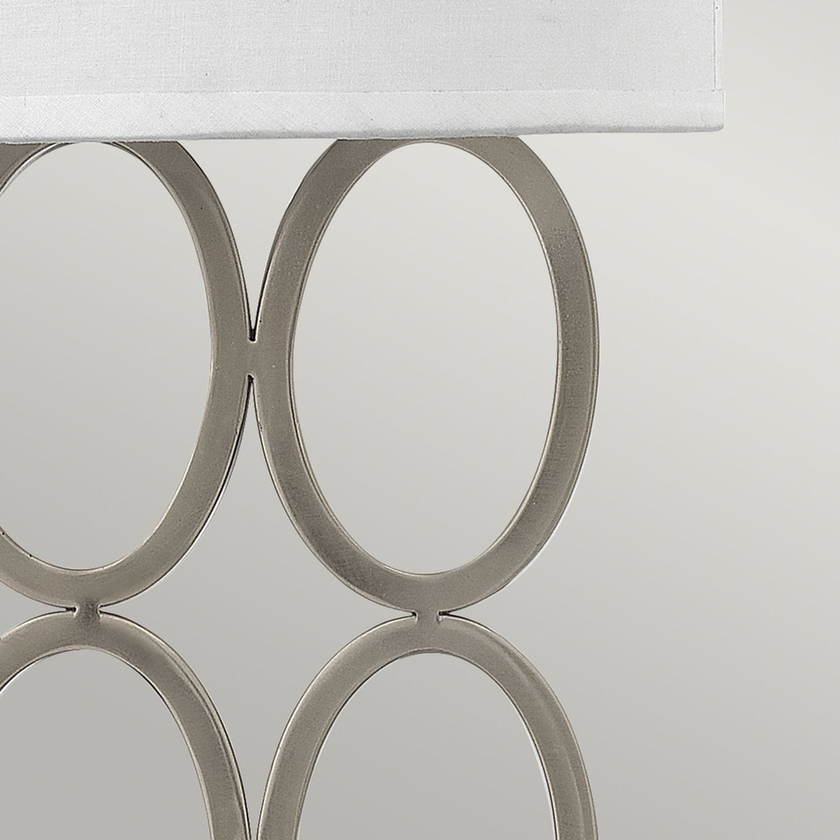 Jules Twin Lamp Wall Light in Brushed Nickel