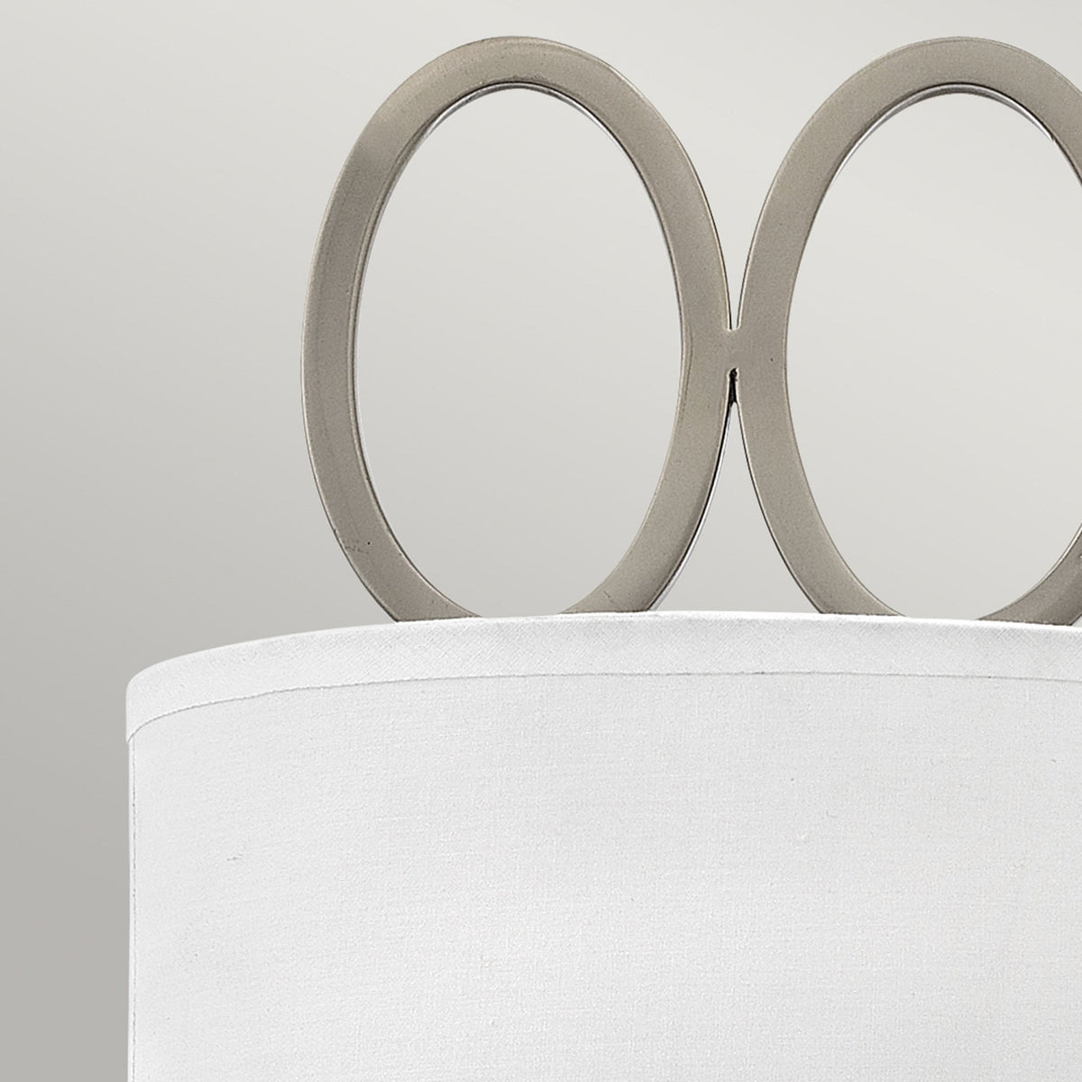 Jules Twin Lamp Wall Light in Brushed Nickel