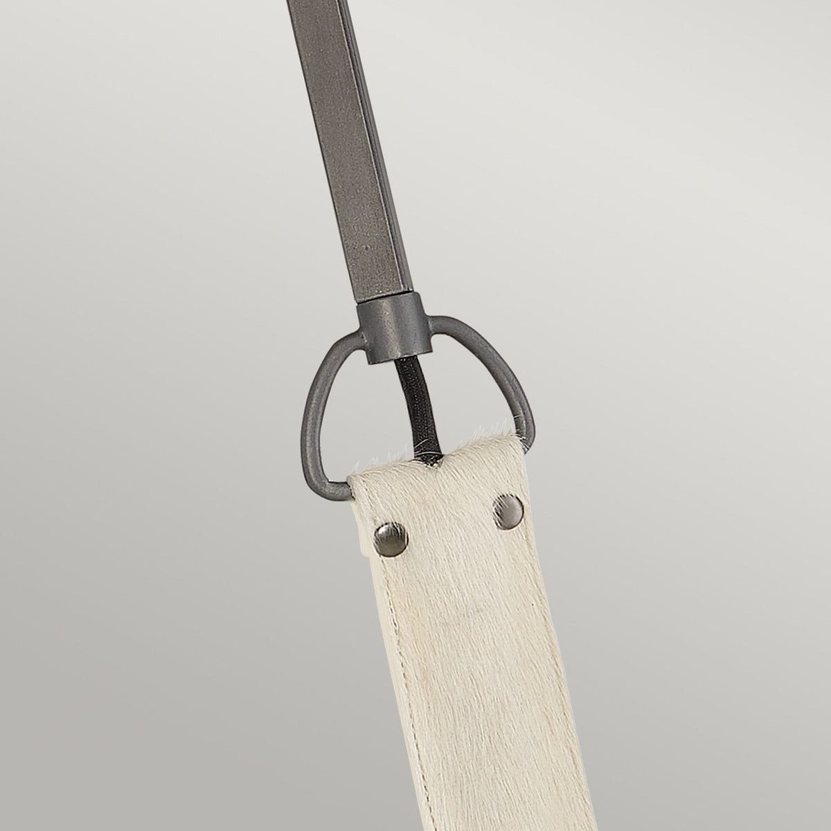 Ludlow Single Lamp Pendant in Brushed Graphite