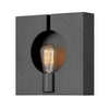 Ludlow Single Lamp Wall Light in Brushed Graphite