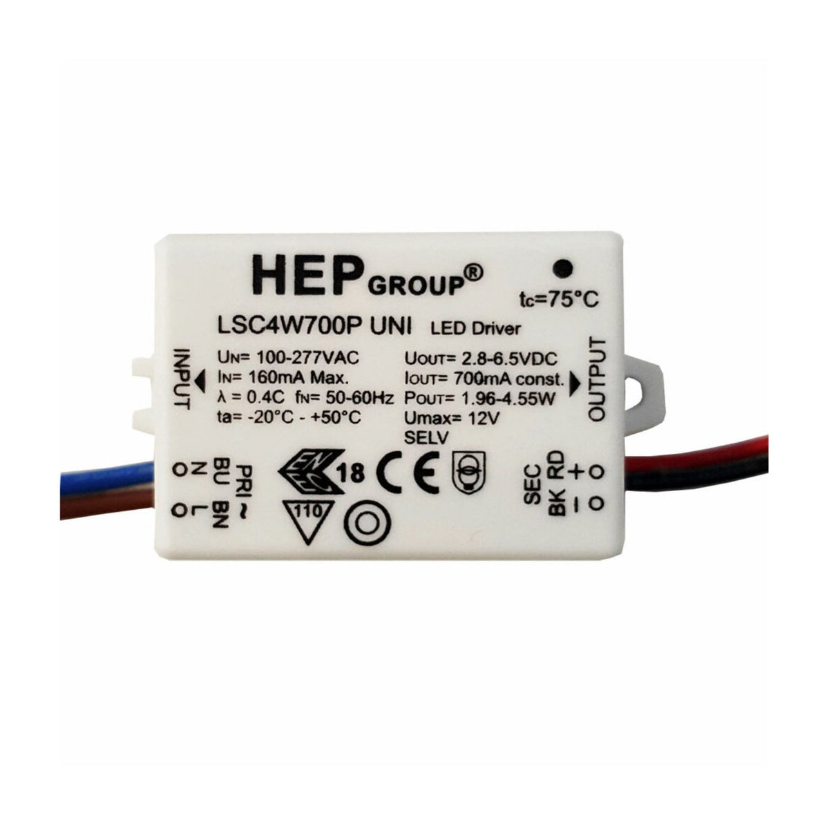 Astro LED Driver CC 700mA 1.9-3.1W