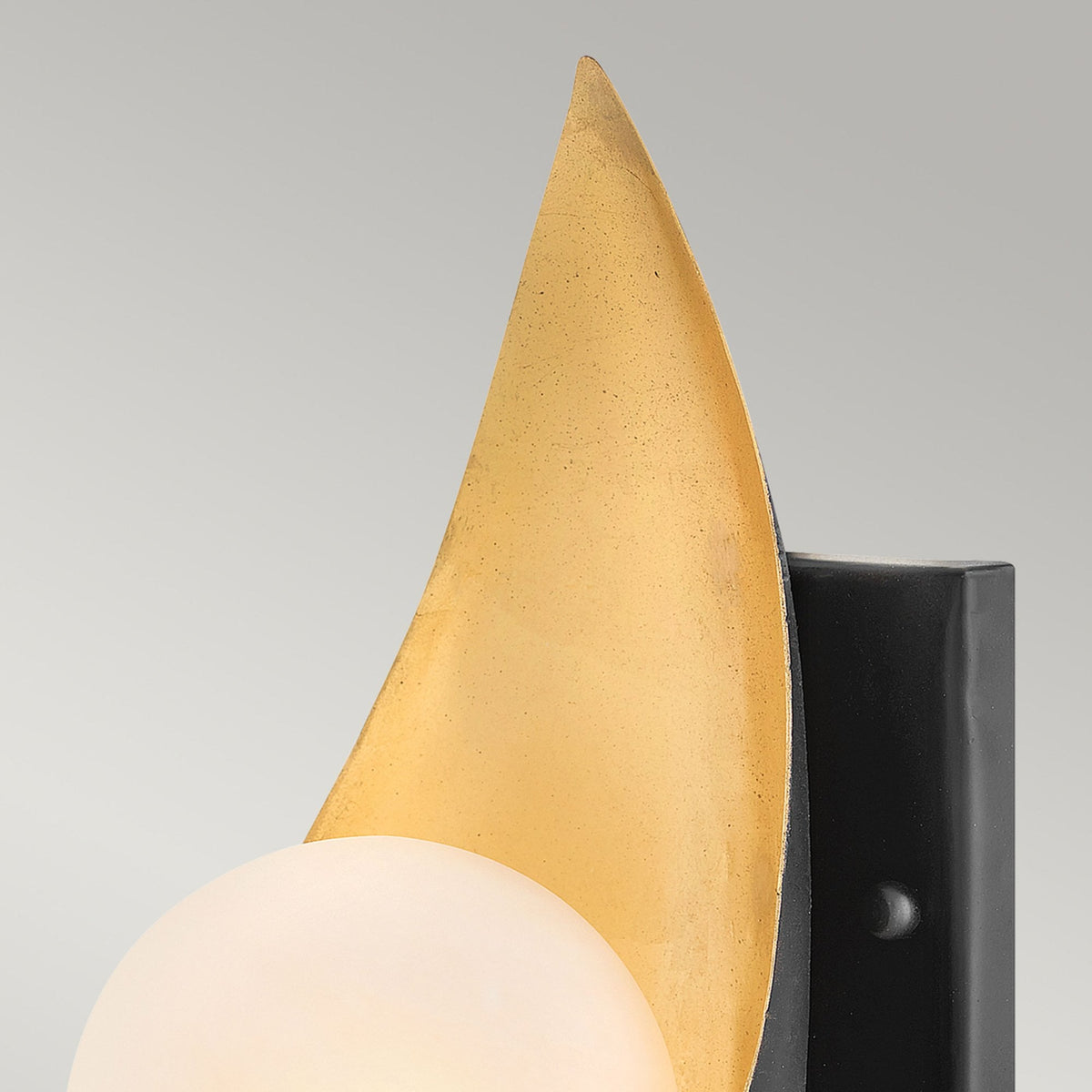 Ren Wall Light in Black & Gold