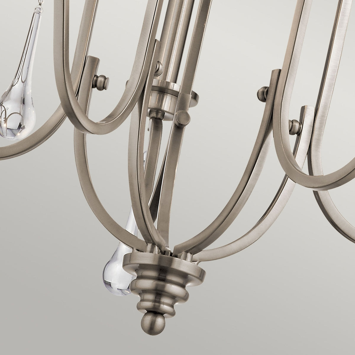 Karlee Five Light Chandelier in Classic Pewter