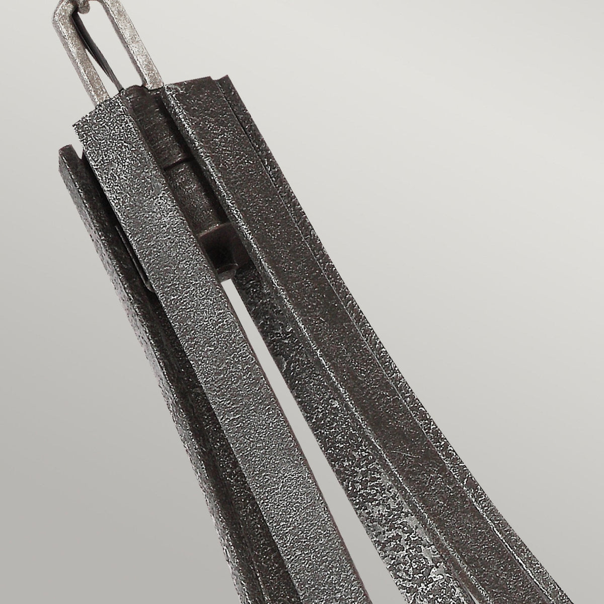 Angelo Six Lamp Chandelier with Distressed Weather Oak