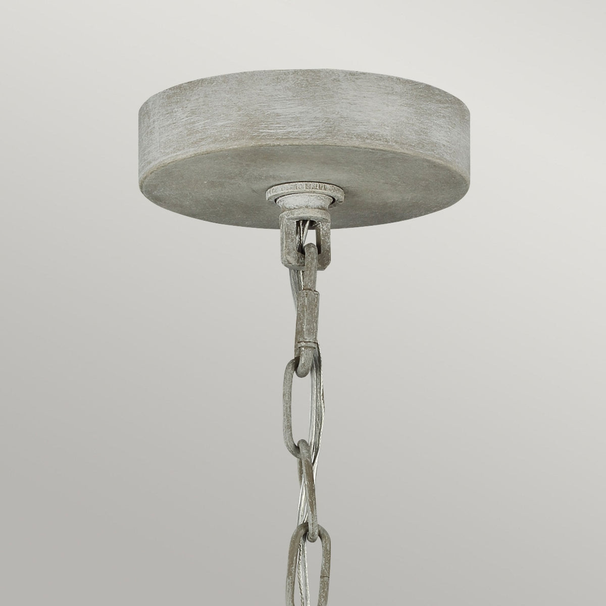 Maryville Three Light Chandelier in Washed Grey