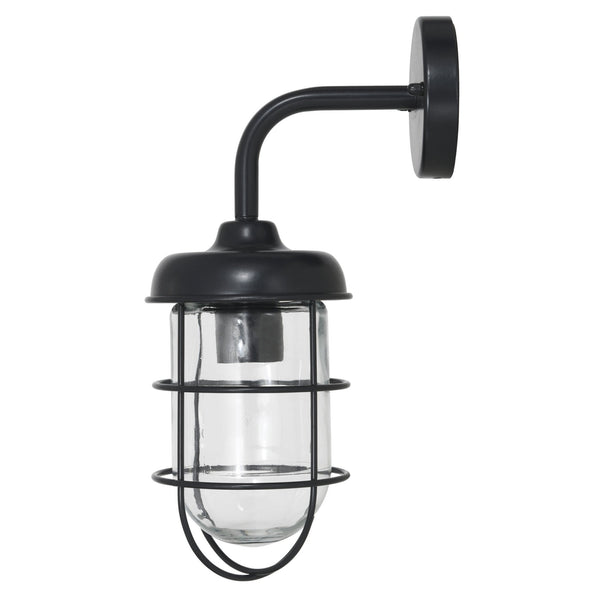 Harbour Outdoor Wall Light in Carbon