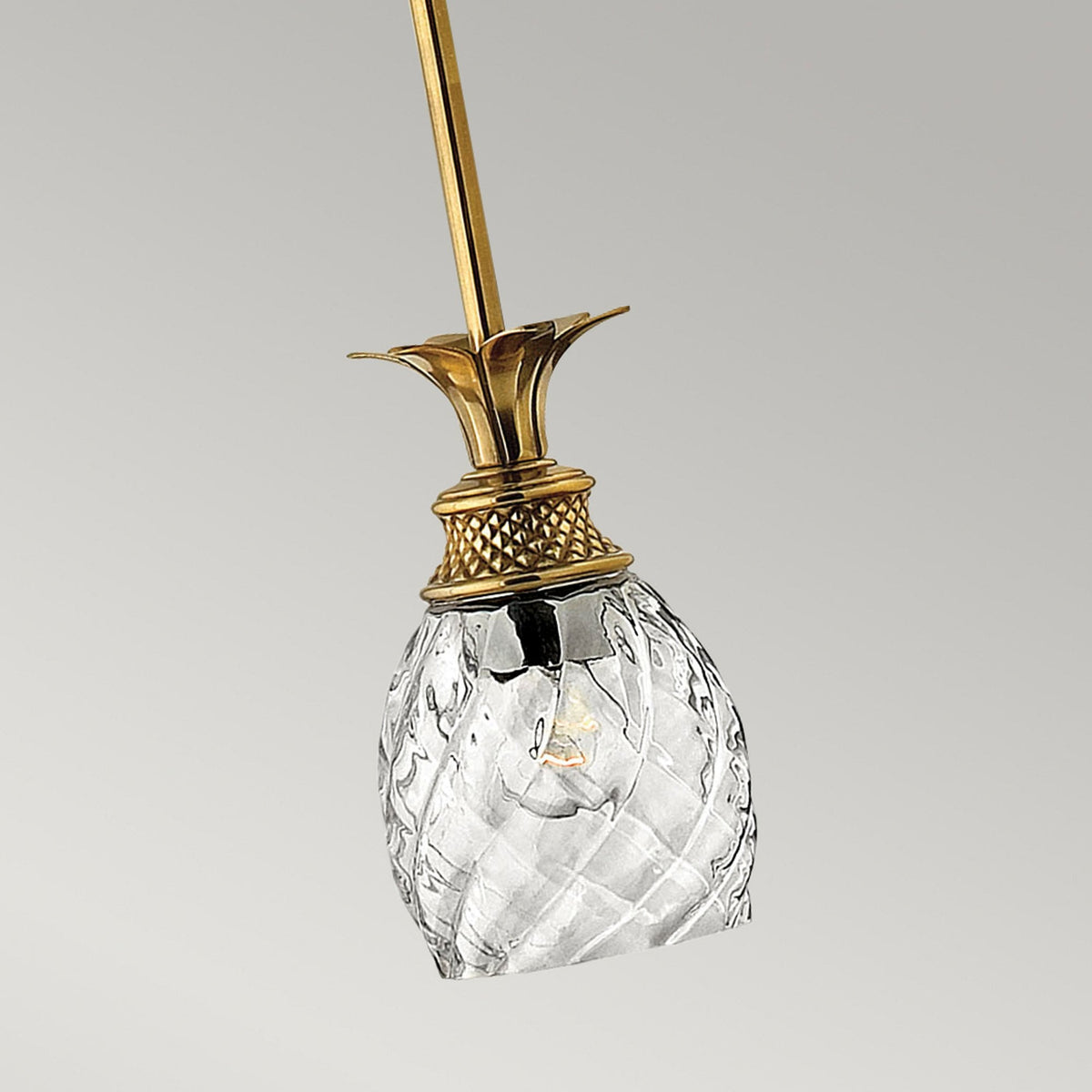 Plantation Pendant in Burnished Brass