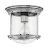Hadrian Mini IP44 Ceiling Light in Chrome & Clear Glass