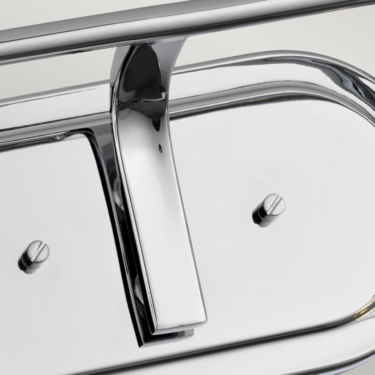 Braelyn Two Arm IP44 Wall Light in Chrome & Seedy Glass