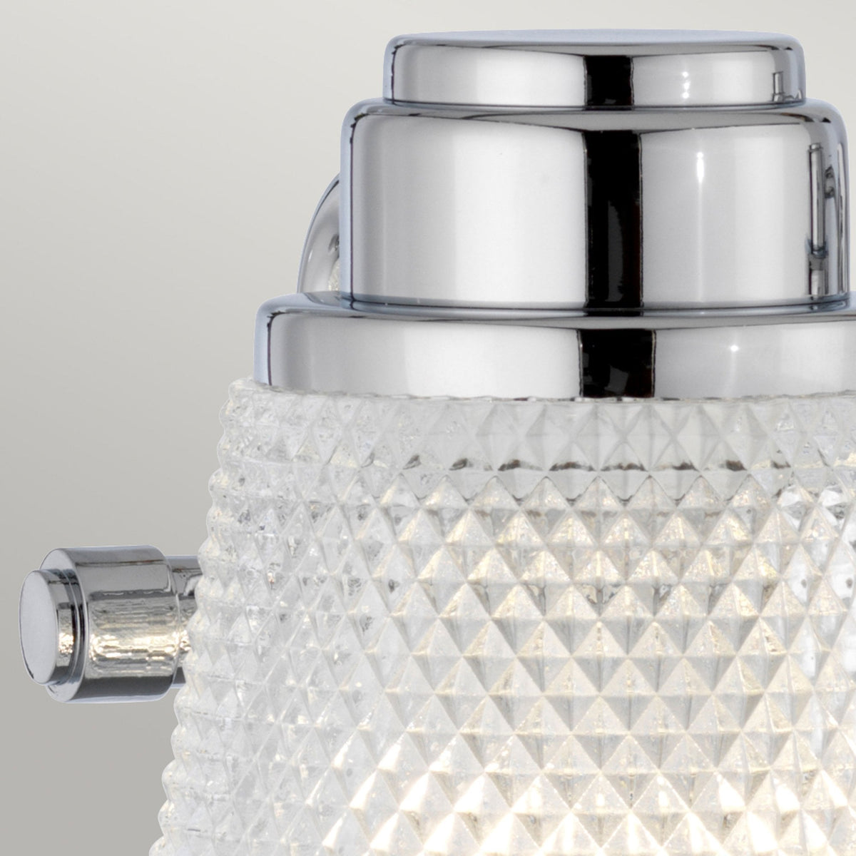 Hudson IP44 Three Arm Wall Light in Polished Chrome