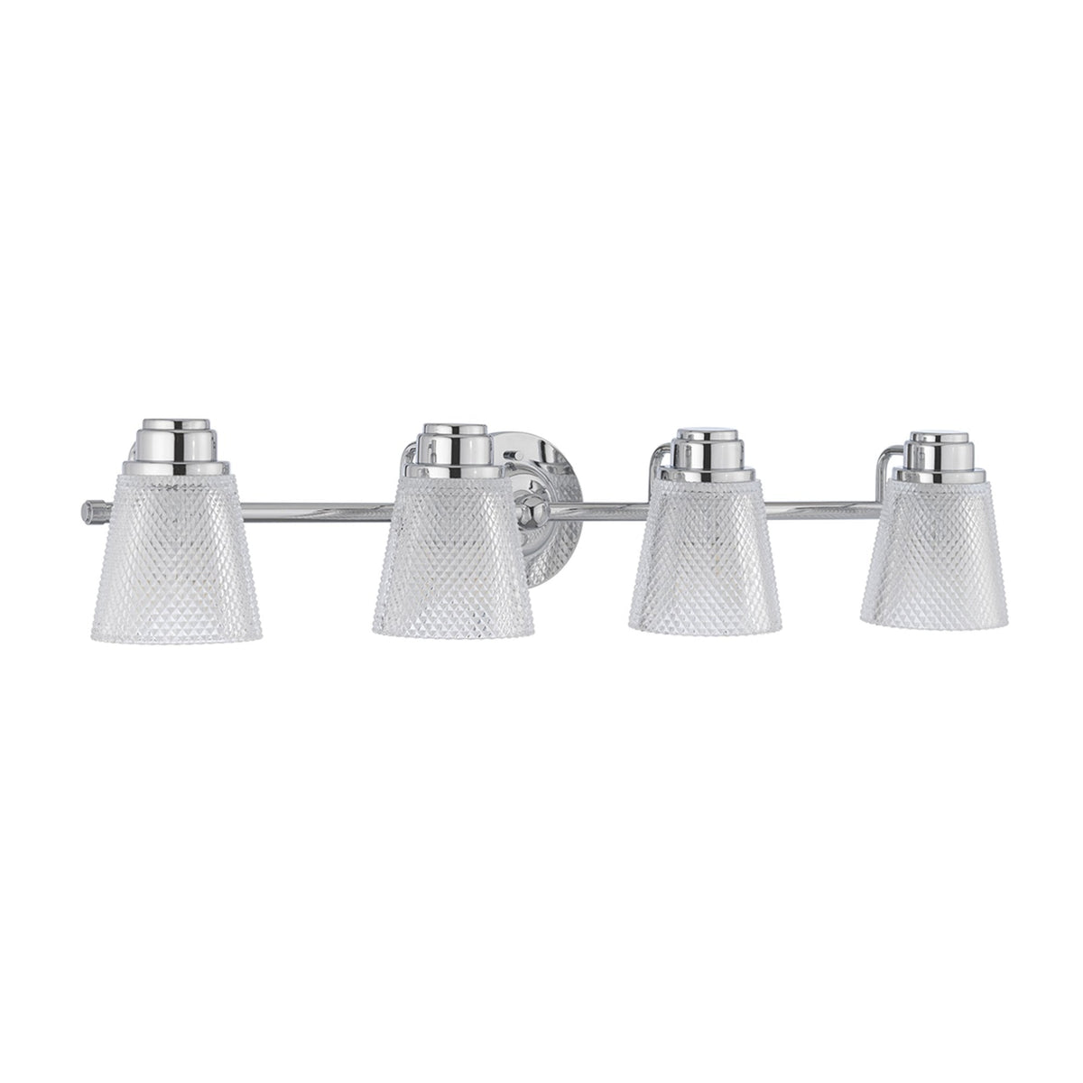Hudson IP44 Four Arm Wall Light in Polished Chrome