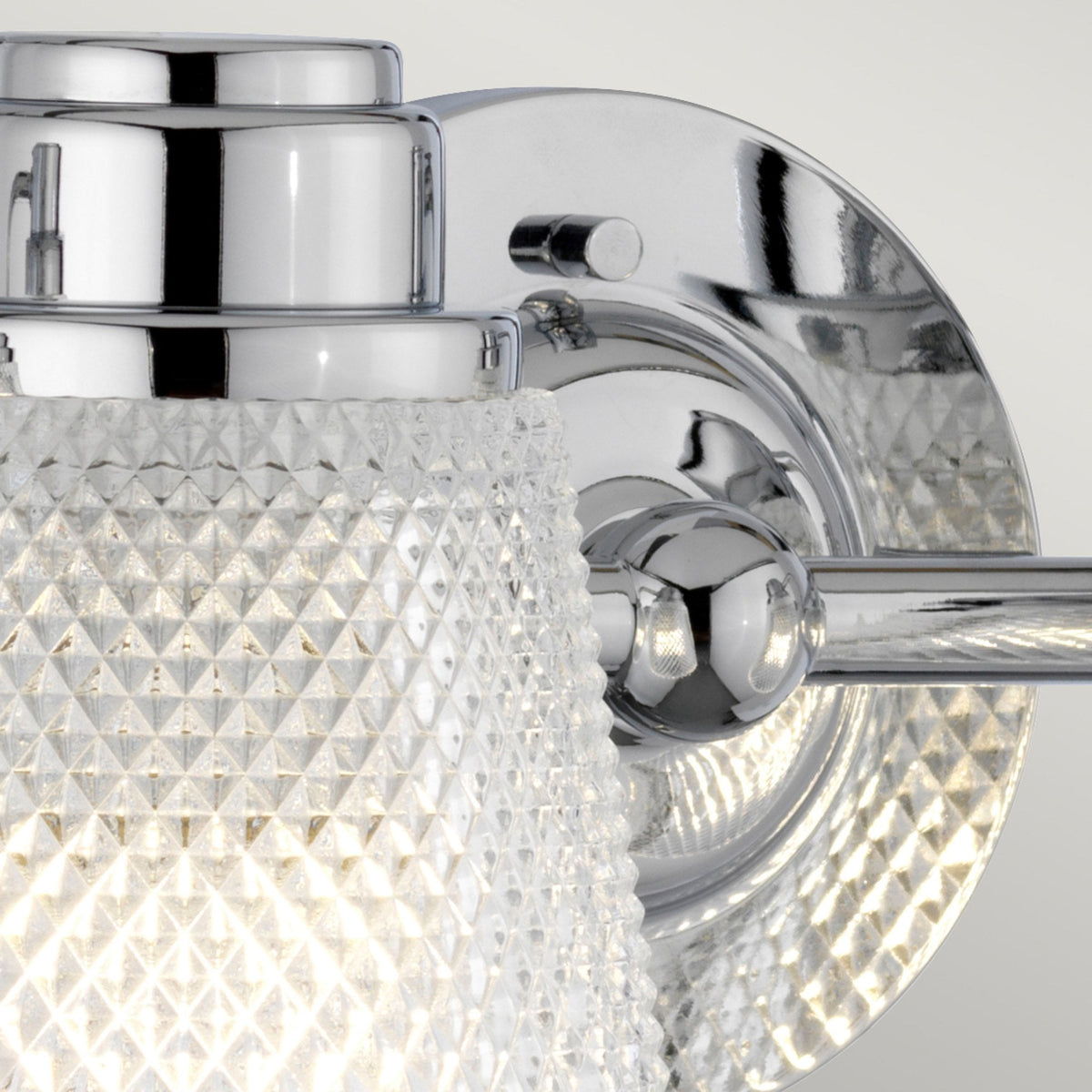 Hudson IP44 Four Arm Wall Light in Polished Chrome