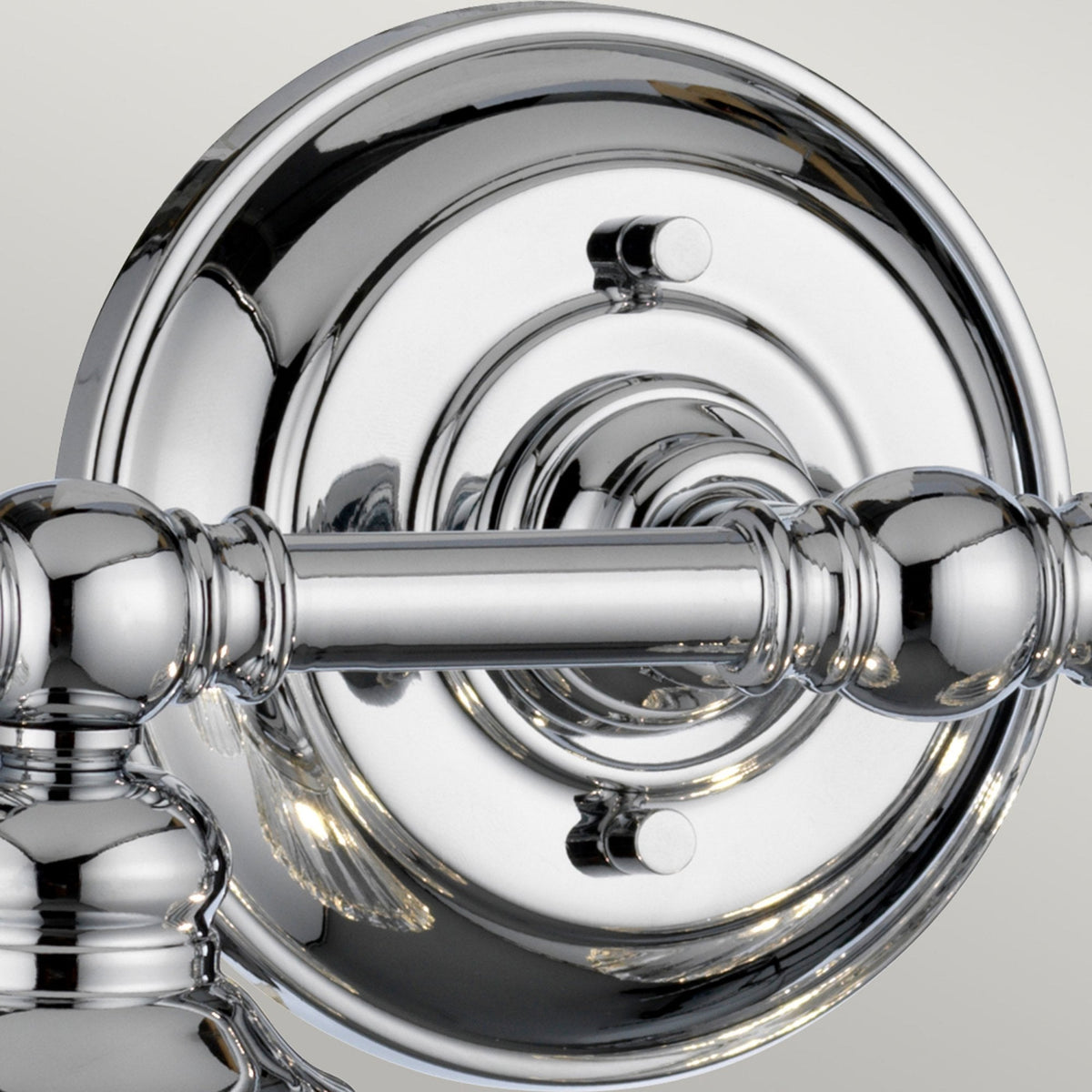 Keynes IP44 Four Lamp Wall Light in Polished Chrome