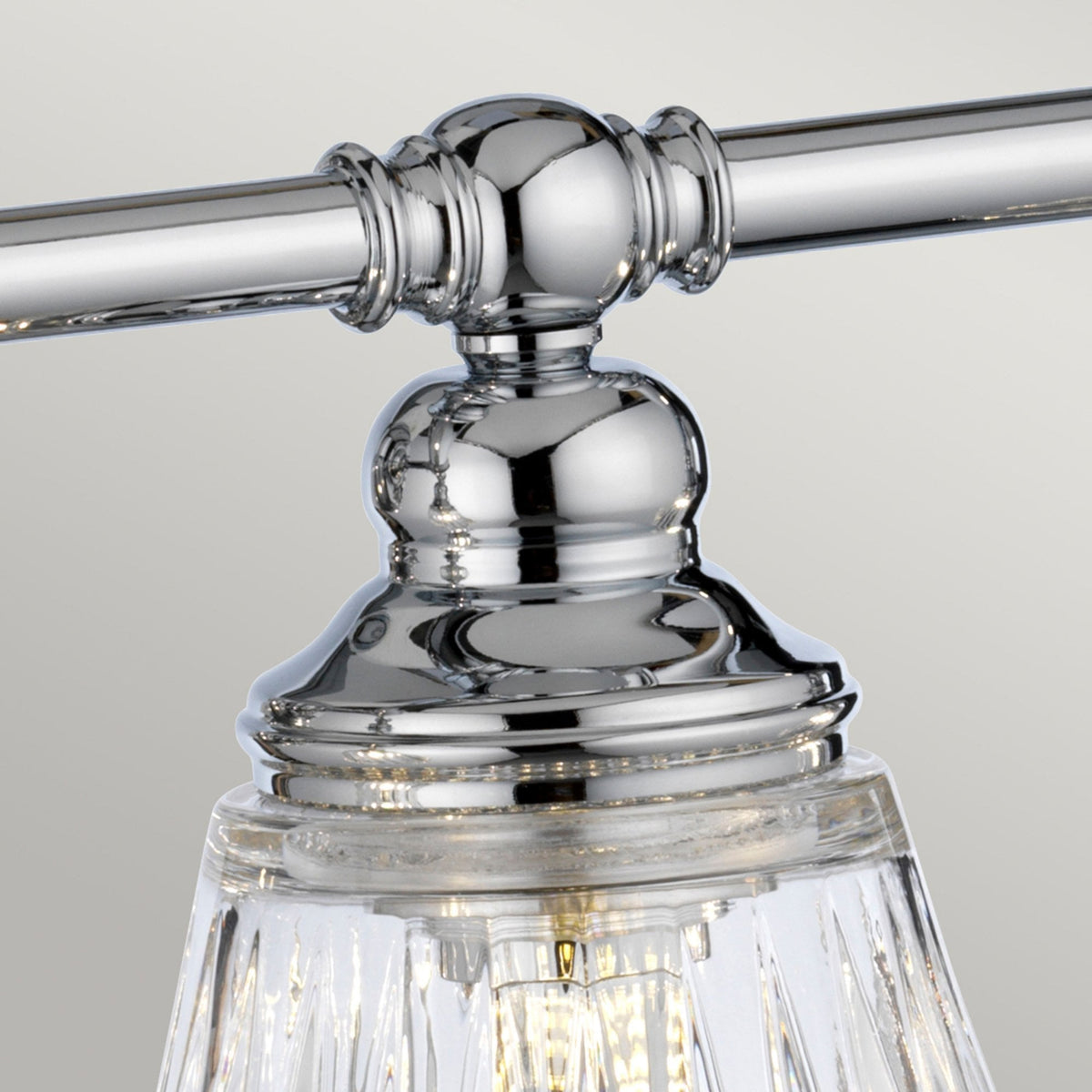 Keynes IP44 Four Lamp Wall Light in Polished Chrome