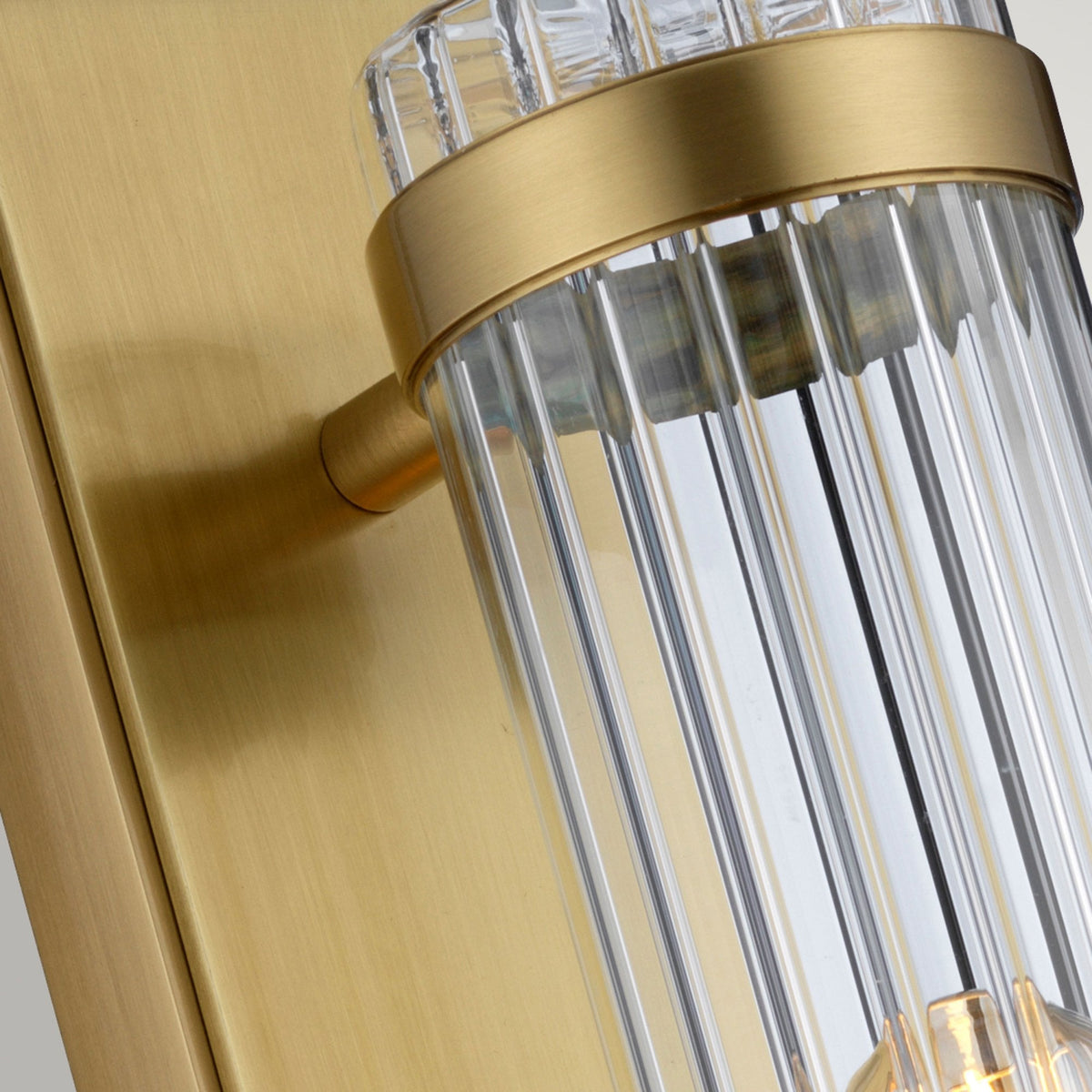 Wellington IP44 Wall Light in Aged Brass