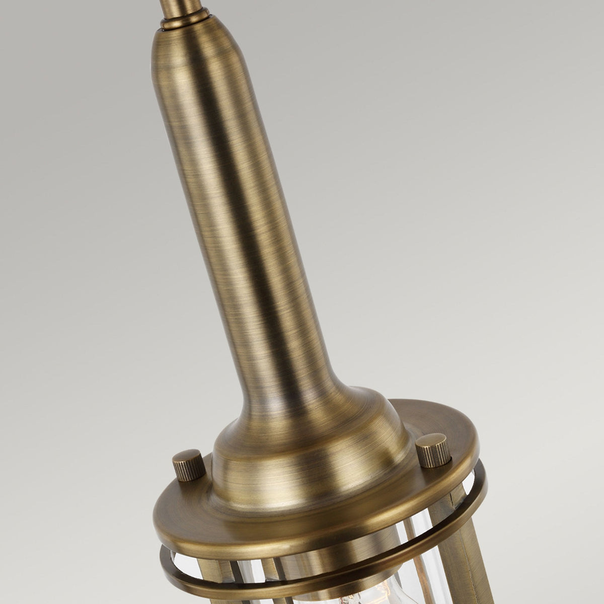 Urban Restoration IP44 Pendant in Dark Antique Brass