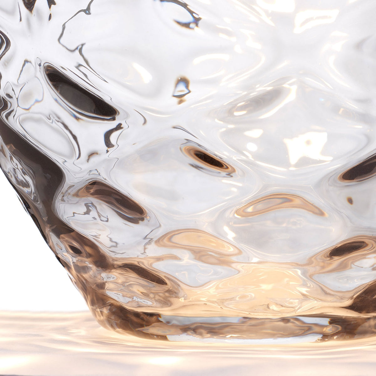 Samara Dual Lit Table Lamp with Hand Blown Smoked Tinted Glass