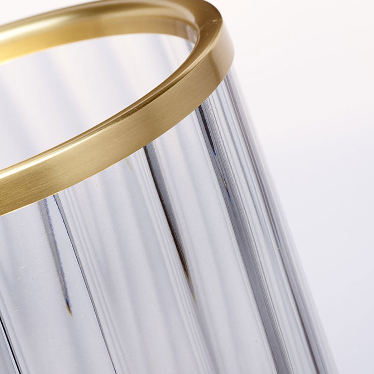 Arno Table Lamp in Smoked Tint Glass with Aged Brass Metalwork