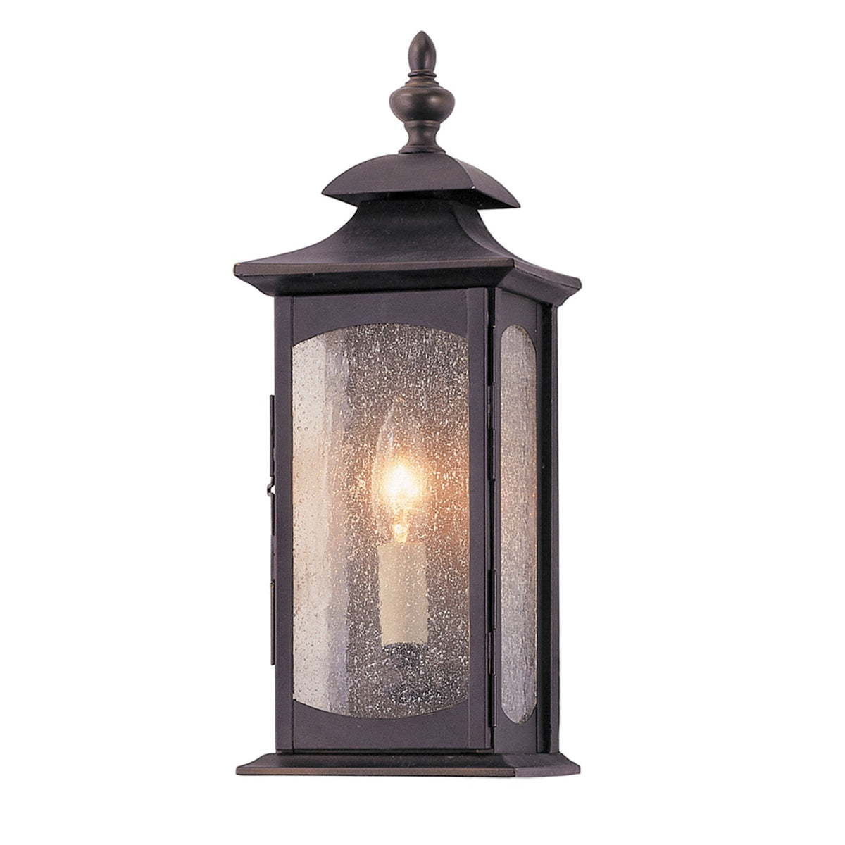 Market Square IP44 Exterior Small Wall Light in Oil Rubbed Bronze Finish