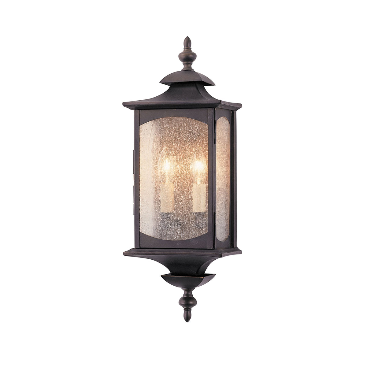 Market Square IP44 Exterior Medium Wall Light in Oil Rubbed Bronze Finish