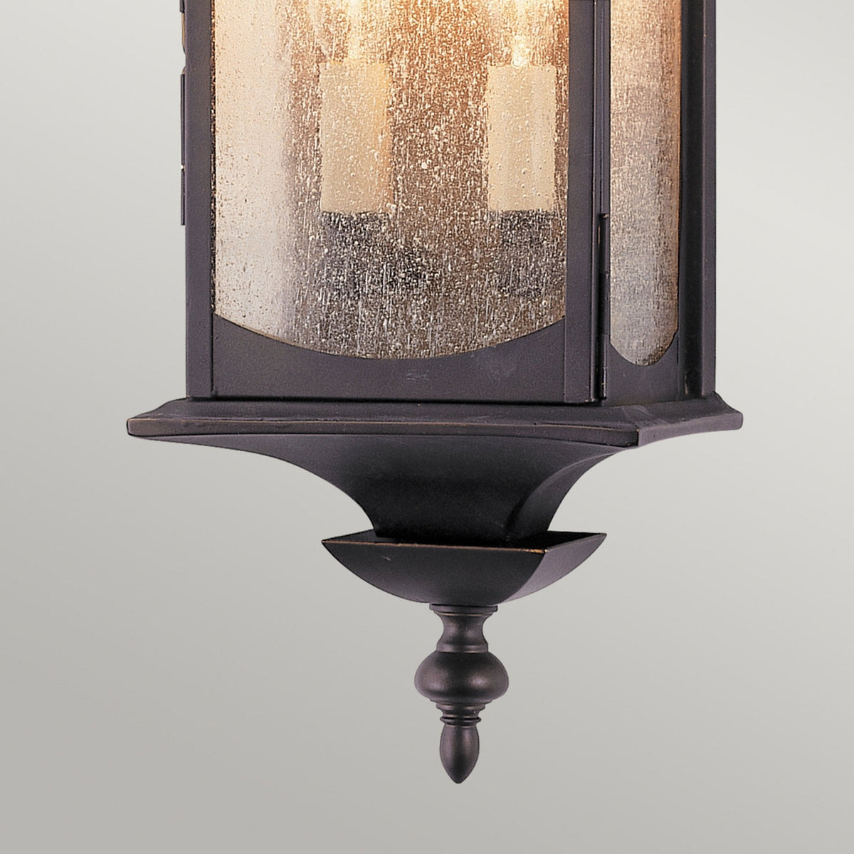 Market Square IP44 Exterior Medium Wall Light in Oil Rubbed Bronze Finish