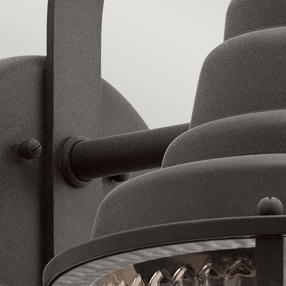 Chance Harbor IP44 Exterior Large Wall Light in Weathered Zinc Finish