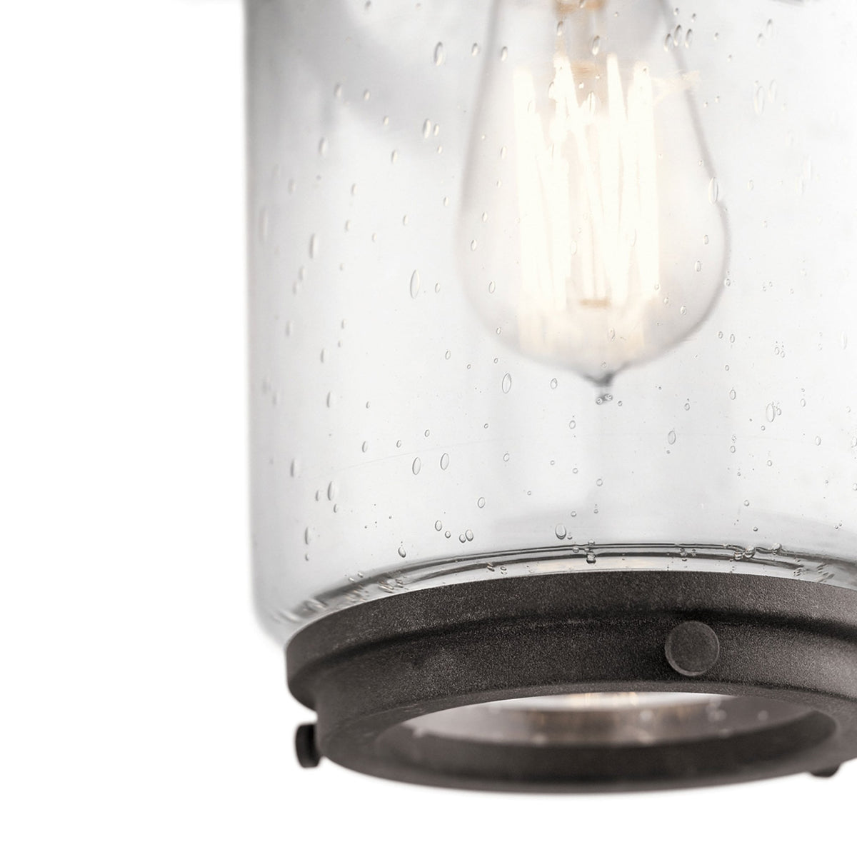 Andover IP44 Exterior Medium Wall Light in Weathered Zinc Finish