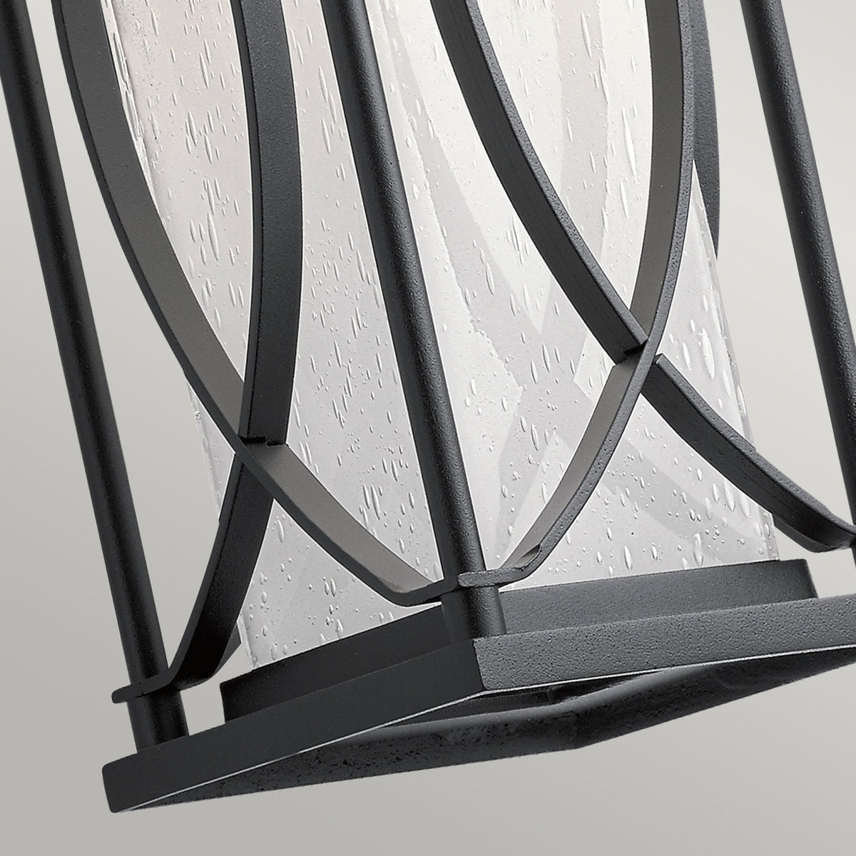 Ashbern IP44 Exterior Small Wall Light in Textured Black